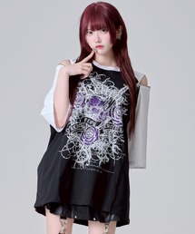レフレムトップス REFLEM tシャツ 「REFLEM/レフレム」セパレートクロップメッシュ