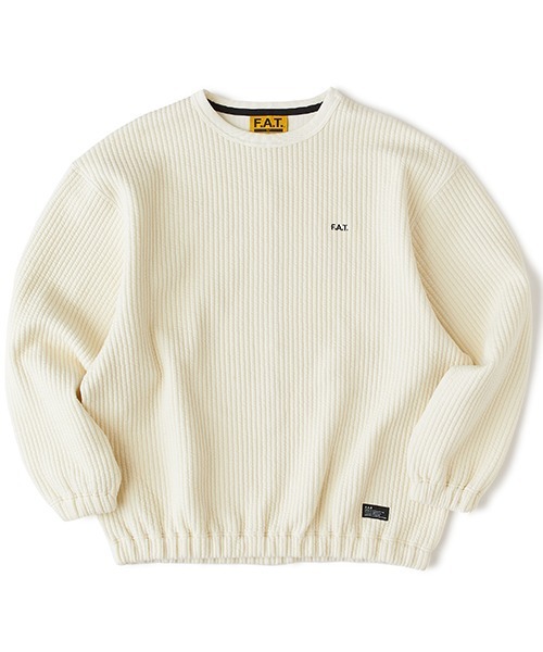 FAT(エフエイティー)の「QUILUP(スウェット・メンズ・オフホワイト/ブラック/オリーブ/ベージュ・JUMBO(XXL)/FAT(XL)/SKINNY(L)/TITCH(M))」の2枚目の写真