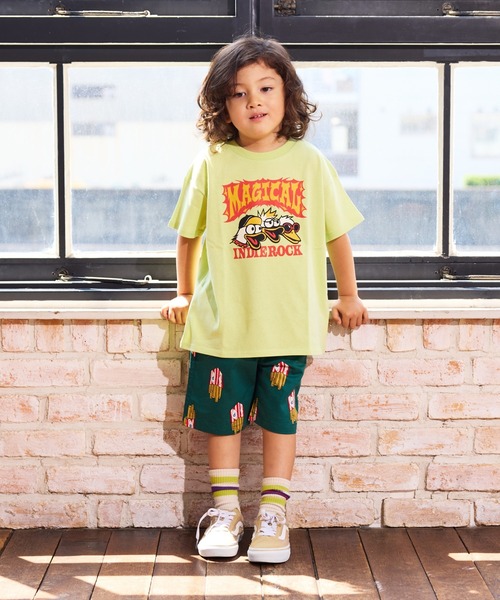 MARKEY'S(マーキーズ)の「総柄プリントショートパンツ(その他パンツ・キッズ・オフホワイト/マルチ/グリーン/チャコール・80/90/95/100/110/120/130/140/150)」の21枚目の写真
