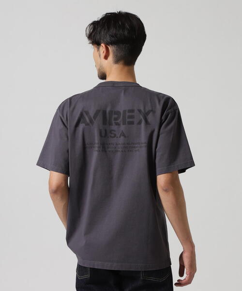 MIL. STENCIL OFFICIAL LOGO T-SHIRT / ステンシル オフィシャル