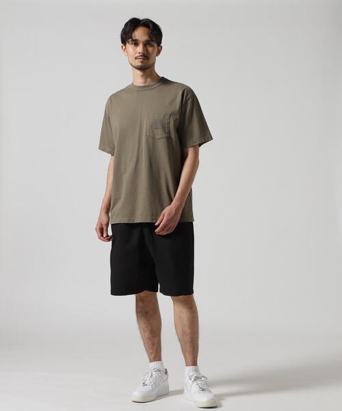 AVIREX(アヴィレックス)の「MIL. STENCIL OFFICIAL LOGO T-SHIRT / ステンシル オフィシャルロゴ 半袖Tシャツ / AVIREX / アヴィレックス(Tシャツ/カットソー・メンズ・ブラック/ナチュラル/オリーブ系・M/L/2XL/XL)」の11枚目の写真