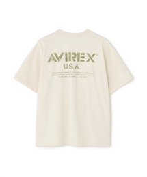 MIL. STENCIL OFFICIAL LOGO T-SHIRT / ステンシル オフィシャルロゴ 半袖Tシャツ / AVIREX / アヴィレックス
