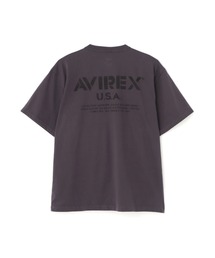 MIL. STENCIL OFFICIAL LOGO T-SHIRT / ステンシル オフィシャルロゴ 半袖Tシャツ / AVIREX / アヴィレックス