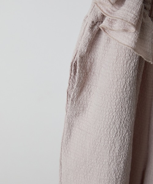 riziere（リジェール）の「ショルダーフリルシャーリングオールインワン（つなぎ/オールインワン・キッズ・ブラウン/ベージュ・90/100/110/120/130/140/150）」の22枚目の写真