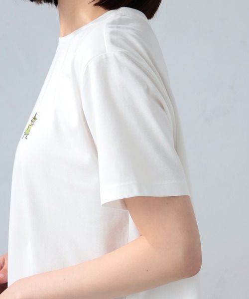 GALLORIA(ギャローリア)の「ムーミン ワンポイント刺繍Tシャツ(Tシャツ/カットソー・レディース・ホワイト系その他/ネイビー/オフホワイト/チャコールグレー・S/M/L/LL)」の7枚目の写真