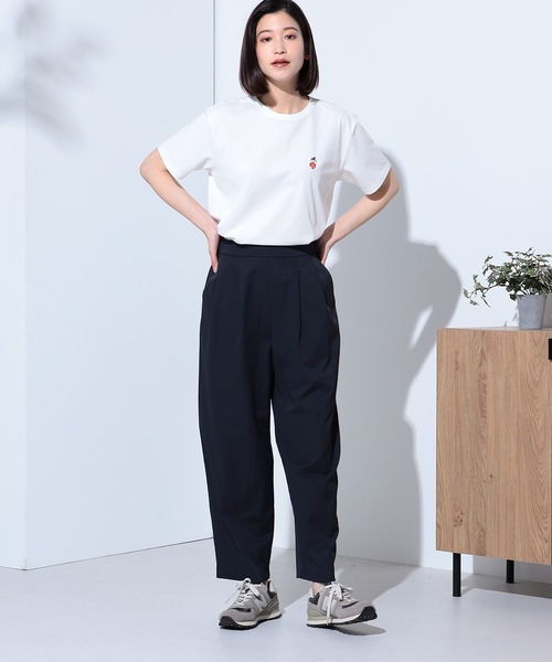 GALLORIA(ギャローリア)の「ムーミン ワンポイント刺繍Tシャツ(Tシャツ/カットソー・レディース・ホワイト系その他/ネイビー/オフホワイト/チャコールグレー・S/M/L/LL)」の12枚目の写真