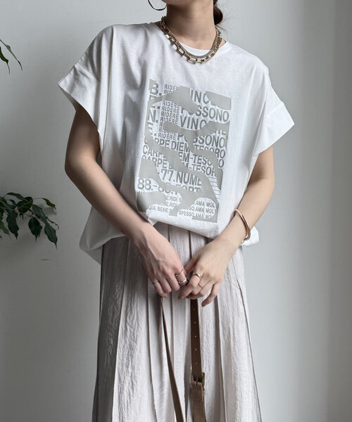 WEB限定】迷彩ロゴTEE（Tシャツ/カットソー）｜DouDou（ドゥドゥ