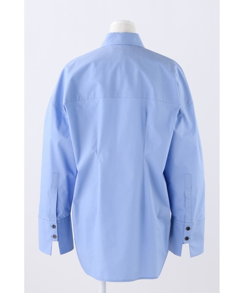 ENFOLD　エンフォルド23AW　ワイドスリーブシャツブラウス　38　ブラック ENFOLD ワイドスリーブBIG SHIRT – COLDBECK ONLINE