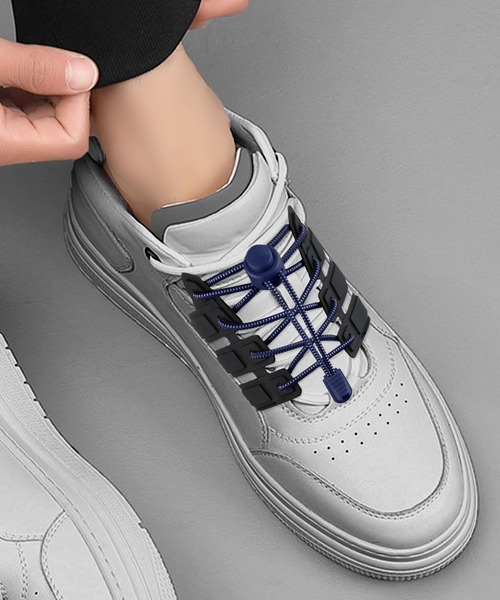 florist（フローリスト）の「【結ばない靴紐】アジャスター付スポーティ靴ひも2本セット（1足分）（シューズ小物/雑貨・レディース・ホワイト系1/レッド系1/レッド系3/グレー系3/パープル系3/スカイブルー系1/イエロー系2/ライトグレー系3/ベージュ系3/グリーン系3/モスグリーン系3/パープル系1/グリーン系2/ブラック系3/ピンク系1/イエロー系1/ブルー系1/オレンジ系1/オレンジ系2/オレンジ系4/グリーン系4/ピンク系3/ホワイト系3/オレンジ系3/イエロー系3/ブルー系3/ネイビー系1/グレー系1/ブラック系1/ネイビー系3/モスグリーン系1/ブラウン系1/イエロー系4/スカイブルー系3/ベージュ系1/ブラウン系3/グリーン系1/ライトグレー系1・ONESIZE）」の21枚目の写真