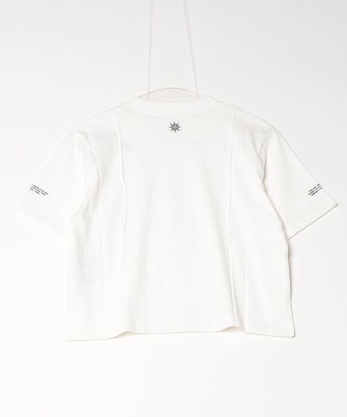 DOUBLE STANDARD CLOTHING(ダブルスタンダードクロージング)の「天竺ピンタックTシャツ(Tシャツ/カットソー・レディース・ブラウン/オフホワイト・FREE)」の3枚目の写真