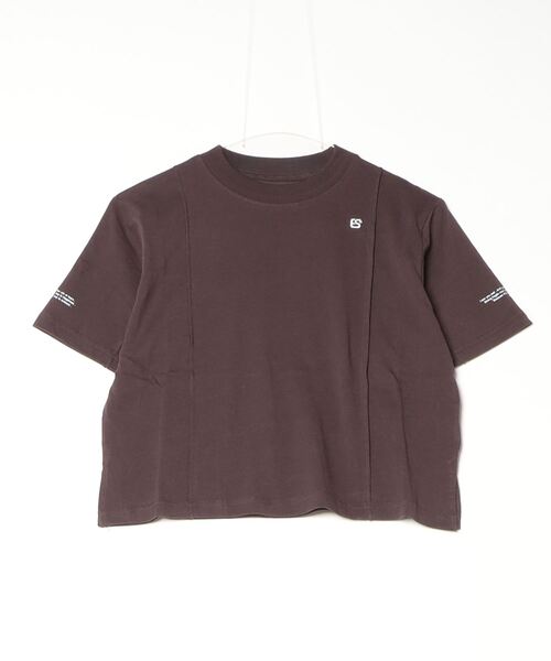 DOUBLE STANDARD CLOTHING(ダブルスタンダードクロージング)の「天竺ピンタックTシャツ(Tシャツ/カットソー・レディース・ブラウン/オフホワイト・FREE)」の8枚目の写真