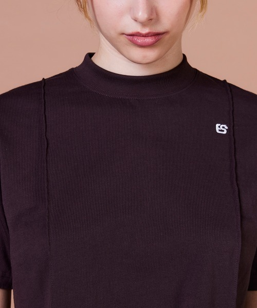DOUBLE STANDARD CLOTHING(ダブルスタンダードクロージング)の「天竺ピンタックTシャツ(Tシャツ/カットソー・レディース・ブラウン/オフホワイト・FREE)」の13枚目の写真