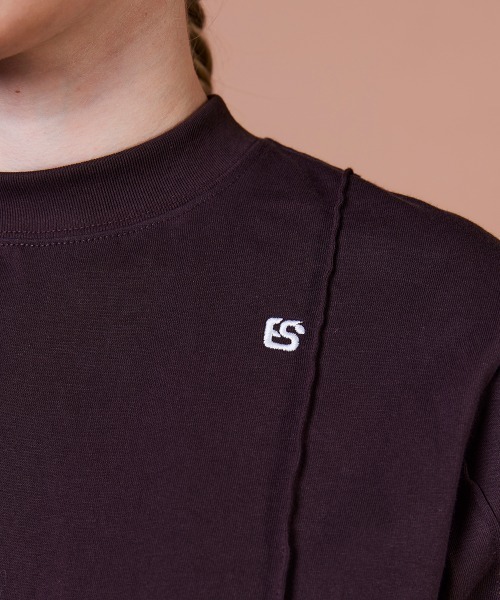 DOUBLE STANDARD CLOTHING(ダブルスタンダードクロージング)の「天竺ピンタックTシャツ(Tシャツ/カットソー・レディース・ブラウン/オフホワイト・FREE)」の14枚目の写真