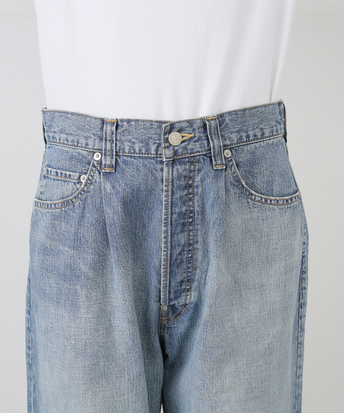 24SS ジャーナルスタンダードラックス 11OZデニム タック5PK ワイド 11OZデニムタック5PK（デニムパンツ）｜JOURNAL STANDARD LUXE