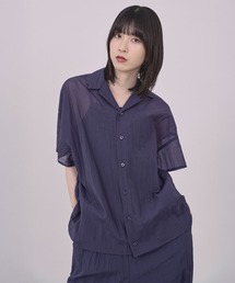 Nora Lily（ノラリリー）の「【Nora Lily】Lucent Breeze Open Collar Shirt（シャツ/ブラウス）」