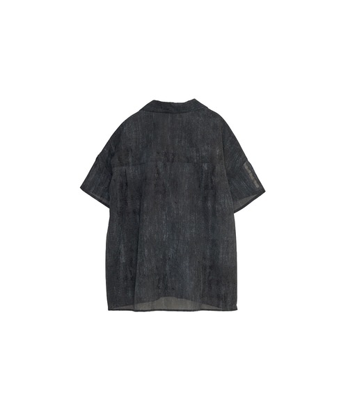 Nora Lily(ノラリリー)の「【Nora Lily】Lucent Breeze Open Collar Shirt(シャツ/ブラウス・メンズ・カーキ/スミクロ/ネイビー・FREE)」の4枚目の写真