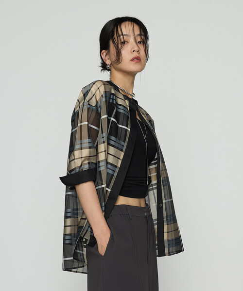 BISHOOL 羽織　ビックシルエット　フラワーシャツ　フリーサイズ unrelaxing（アンリラクシング）の「ビッグシルエット総柄開襟