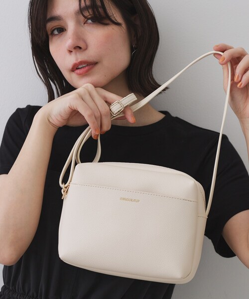 セール】【長さ調節可能】ラウンドスクエアマチ付きミニショルダー