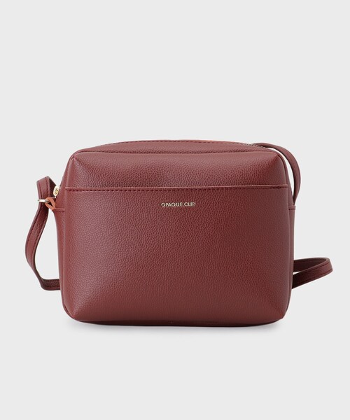 OPAQUE.CLIP（オペークドットクリップ）の「【長さ調節可能】ラウンドスクエアマチ付きミニショルダーバッグ（ショルダーバッグ・レディース・アイボリー/ブラック/ボルドー・00）」の16枚目の写真