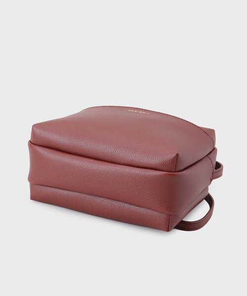 OPAQUE.CLIP（オペークドットクリップ）の「【長さ調節可能】ラウンドスクエアマチ付きミニショルダーバッグ（ショルダーバッグ・レディース・アイボリー/ブラック/ボルドー・00）」の13枚目の写真