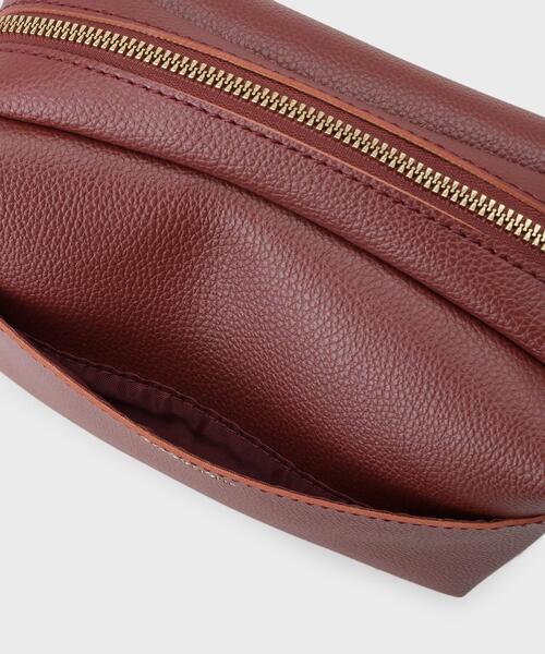 OPAQUE.CLIP（オペークドットクリップ）の「【長さ調節可能】ラウンドスクエアマチ付きミニショルダーバッグ（ショルダーバッグ・レディース・アイボリー/ブラック/ボルドー・00）」の6枚目の写真