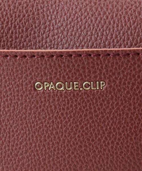 OPAQUE.CLIP（オペークドットクリップ）の「【長さ調節可能】ラウンドスクエアマチ付きミニショルダーバッグ（ショルダーバッグ・レディース・アイボリー/ブラック/ボルドー・00）」の4枚目の写真