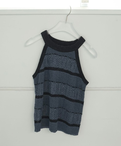 セール】anuke Border Knit Tanktop 62510515（タンクトップ