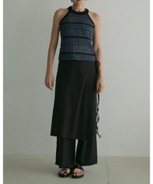 anuke Border Knit Tanktop 62510515を使った人気ファッション