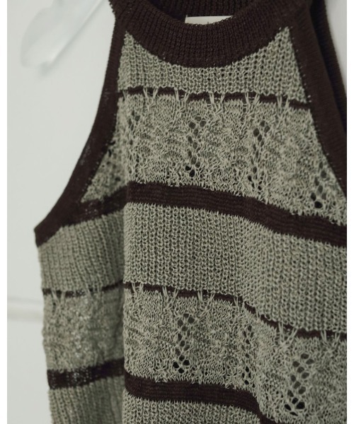 トップス anuke Border Knit Tanktop 62510515 セール】anuke Border Knit Tanktop 62510515（タンクトップ