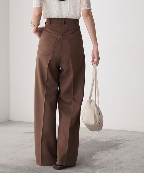 forksy.】ポリツイルスラックスパンツ forksy.│MONO-MART [モノマート