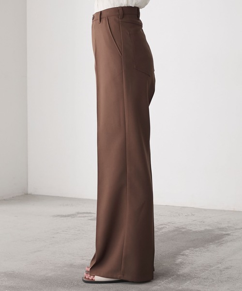 forksy.】ポリツイルスラックスパンツ forksy.│MONO-MART [モノマート