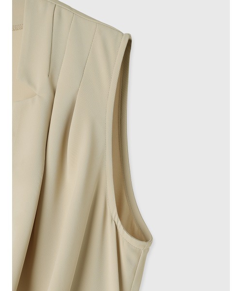 anuans（アニュアンス）の「ライトダブルサテンカシュクールワンピース（ワンピース・レディース・ブラック/ベージュ/バーガンディー・M/S）」の21枚目の写真