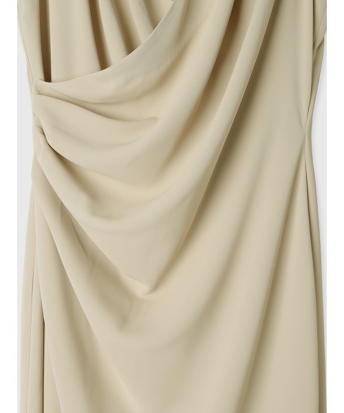 anuans（アニュアンス）の「ライトダブルサテンカシュクールワンピース（ワンピース・レディース・ブラック/ベージュ/バーガンディー・M/S）」の22枚目の写真