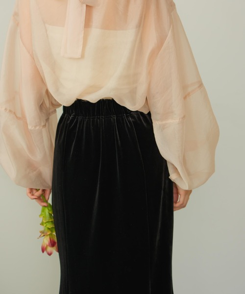 hinari ベロアマーメードスカート xs 完売品　新品未使用 ベロアマーメードスカート（スカート）｜hinari（ヒナリ）の