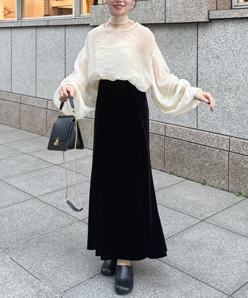 hinari（ヒナリ）の「ベロアマーメードスカート（スカート）」 - WEAR