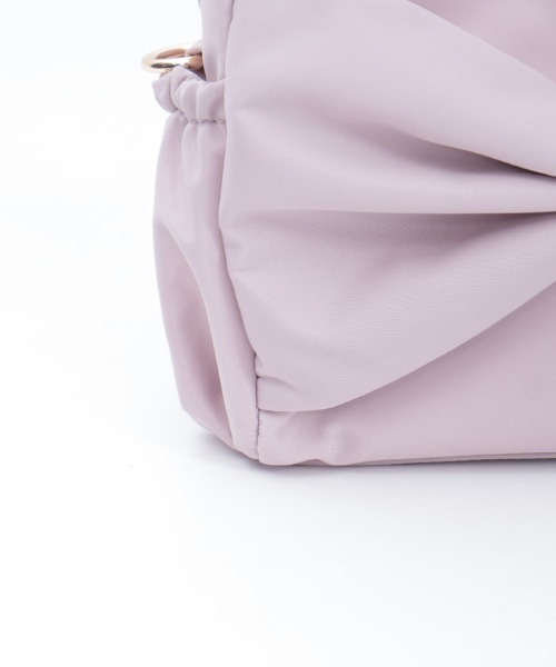 axes femme（アクシーズファム）の「リボン撥水ナイロンショルダー（ショルダーバッグ・レディース・ワイン/ブラック/ピンク・FREE）」の20枚目の写真