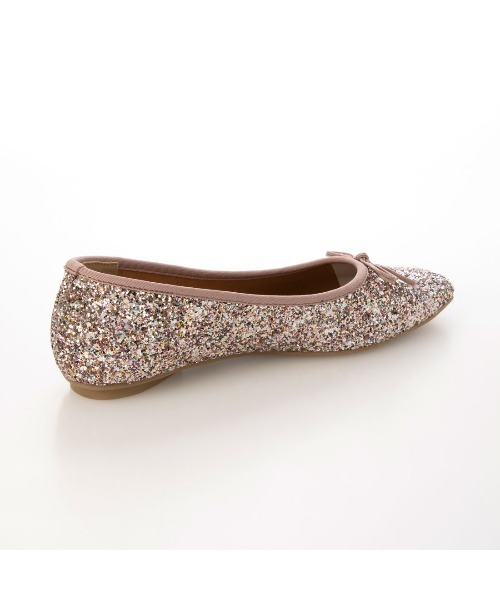 EVOL（イーボル）の「【軽量・柔らかい】グリッターフラットバレエ IZ5781（パンプス・レディース・ピンク/ブラック/ゴールド/ホワイト・22.5cm/23.5cm/24.5cm/23.0cm/24.0cm/25.0cm/22.0cm）」の17枚目の写真