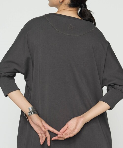 COMME CA（コムサ）の「コンパクトベアフライス カットソーワンピース（ワンピース・レディース・ブラック/チャコール・FREE）」の17枚目の写真