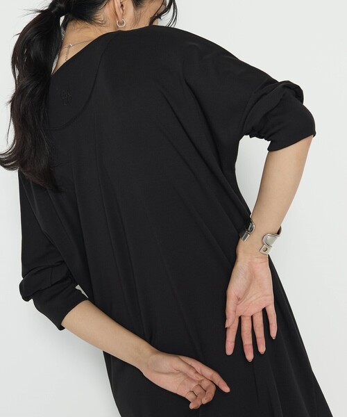 COMME CA（コムサ）の「コンパクトベアフライス カットソーワンピース（ワンピース・レディース・ブラック/チャコール・FREE）」の19枚目の写真