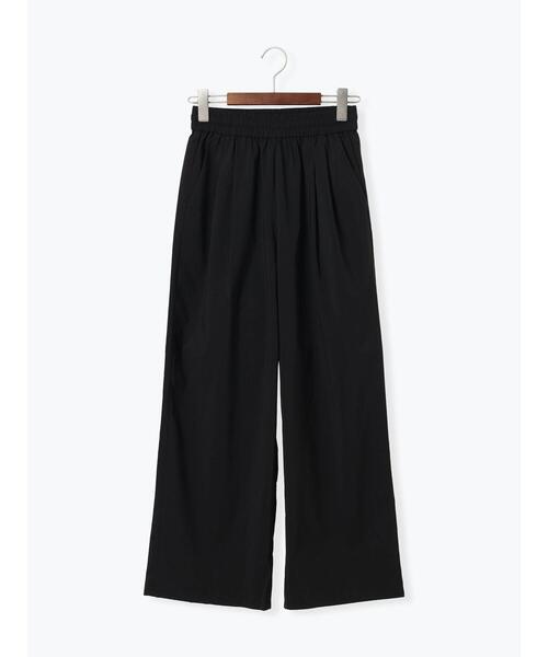 Te chichi TERRASSE（テチチテラス）の「麻調タック入りイージーパンツ（その他パンツ・レディース・ブラック/ブラウン/ベージュ・F）」の12枚目の写真