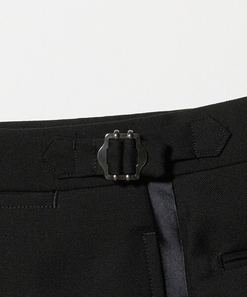 UNITED ARROWS（ユナイテッドアローズ）の「ブラック アジャスター ノープリーツ タキシードパンツ（スーツパンツ・メンズ・ブラック・50/44/46/48）」の4枚目の写真