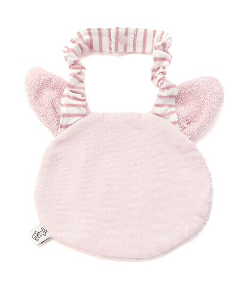 SLAP SLIP BABY（スラップスリップベビー）の「【お揃い】アニマルクマウサギペンギンライオンネコモチーフお顔スタイベビー（スタイ/よだれかけ・キッズ・オフホワイト/ブルー/イエロー/ベージュ/ピンク・FREE）」の9枚目の写真