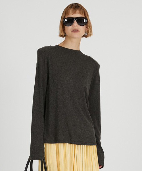 PRANK PROJECT(プランクプロジェクト)の「パワショルトップ / Power Shirt Top(その他トップス・レディース・ホワイト/チャコールグレー/ブラック・FREE)」の3枚目の写真