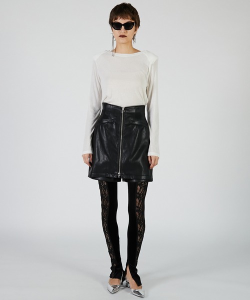 PRANK PROJECT(プランクプロジェクト)の「パワショルトップ / Power Shirt Top(その他トップス・レディース・ホワイト/チャコールグレー/ブラック・FREE)」の4枚目の写真