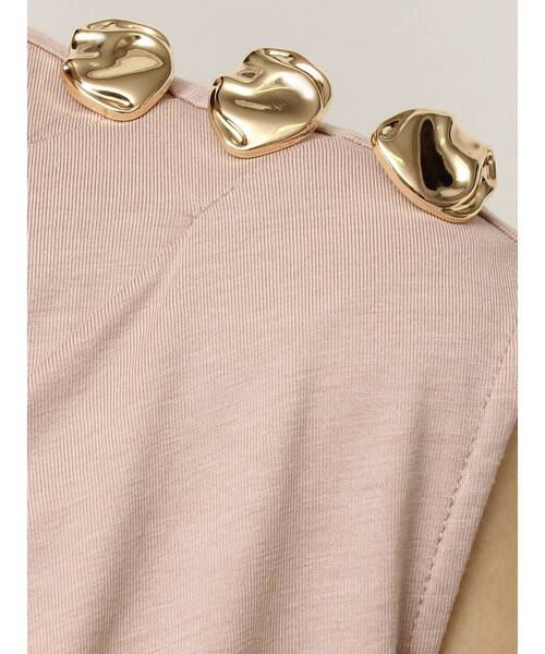 TONAL（トーナル）の「タックアシメフレンチカットソー（Tシャツ/カットソー・レディース・ブラック/ブラウン/ピンク・MEDIUM）」の19枚目の写真