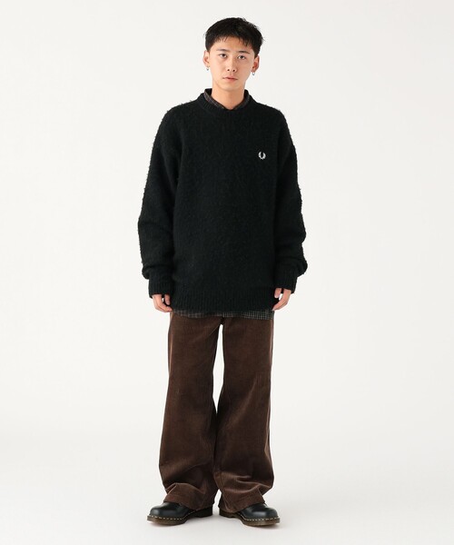 アウトレットFred Perryフレッドペリー新品ニット 別注】FRED PERRY / ドライバーズ ニット（ニット/セーター