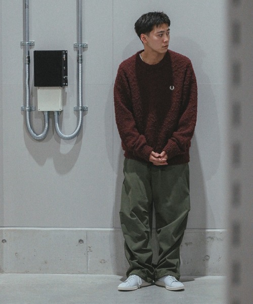 別注】FRED PERRY / フラッフィー クルーネックニット（ニット