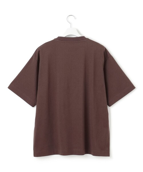 J.PRESS YORK STREET（ジェイプレスヨークストリート）の「【UNISEX】サイドスリット Tシャツ（Tシャツ/カットソー・メンズ・ライトグレー系/ブラック系/ホワイト系/ダークブラウン系・SMALL/MEDIUM/LARGE）」の5枚目の写真