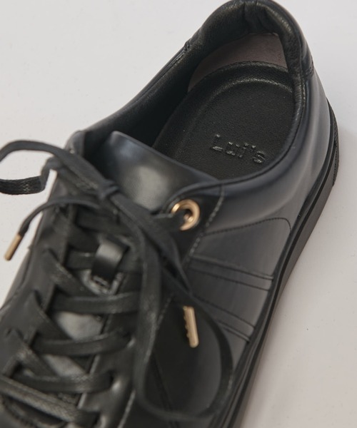 Lui's（ルイス）の「ミニマルトレーナーシューズ（スニーカー・メンズ・ホワイト/ブラック・41/42/43）」の4枚目の写真