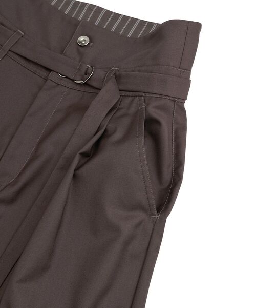 YECCA VECCA（イェッカヴェッカ）の「ベルト付き2wayタックワイドパンツ（その他パンツ・レディース・ダークブラウン/キャメル/ネイビー・S/M）」の10枚目の写真